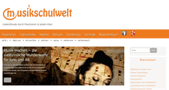 Desktop Screenshot of musikschulwelt.de